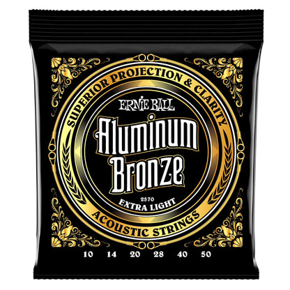 Extra Light Aluminum Bronze Acoustic Guitar Strings - 10-50 Gauge