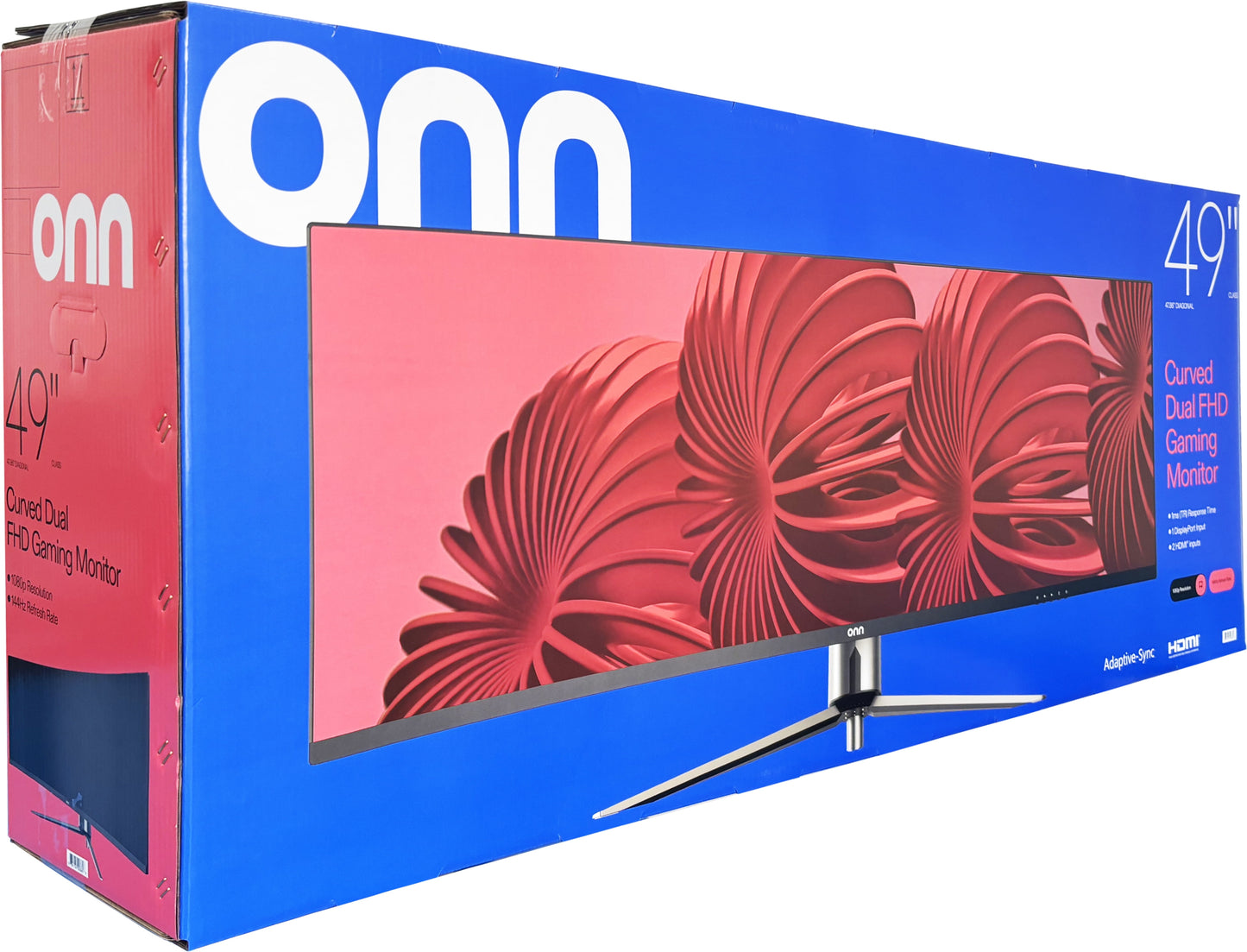 49" 3840 X 1080P Curved Dual FHD Gaming Monitor, Black, 100133225