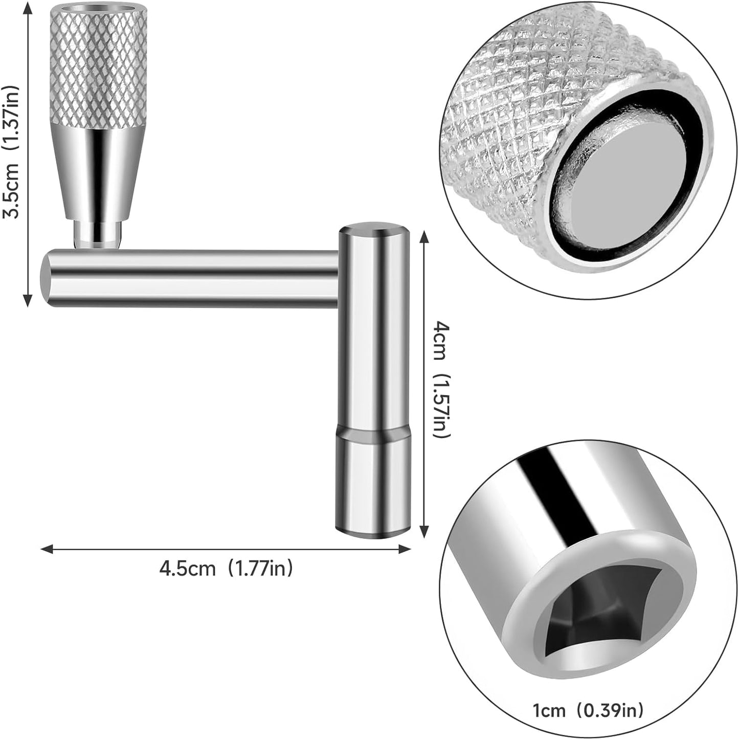 6" Cowbell with Adjustable Clamp, Percussion Accessory for Drum Sets, Standard B