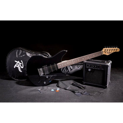 Rocketeer Electric Guitar Pack, Black