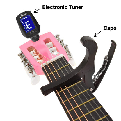 30" Wood Classical Guitar with Case and Accessories for Kids/Girls/Boy