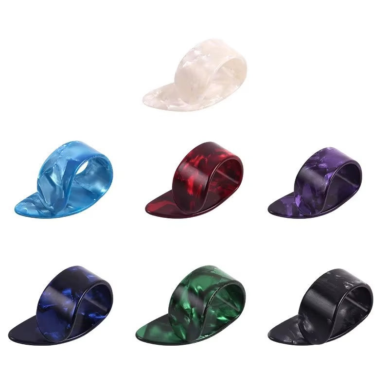 1/3PCS Thumb Finger Guitar Picks Celluloid Mediator Guitar Plectrums Picks Bass Acoustic Guitar Electric Guitar Accessories