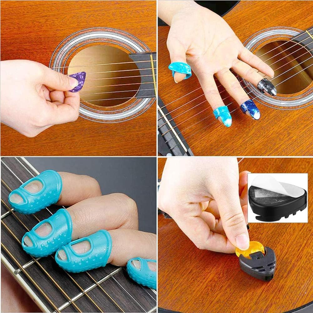 66PCS Guitar Accessories Kit, Acoustic Guitar Changing Tool, Including Acoustic