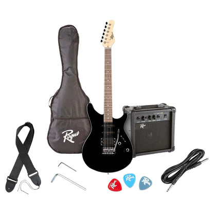 Rocketeer Electric Guitar Pack, Black