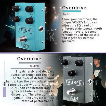 Guitar Effect Pedal Overdrive Distortion Speakers Analog Classic British Rock Effect Electric Bass Guitar Pedal True Bypass