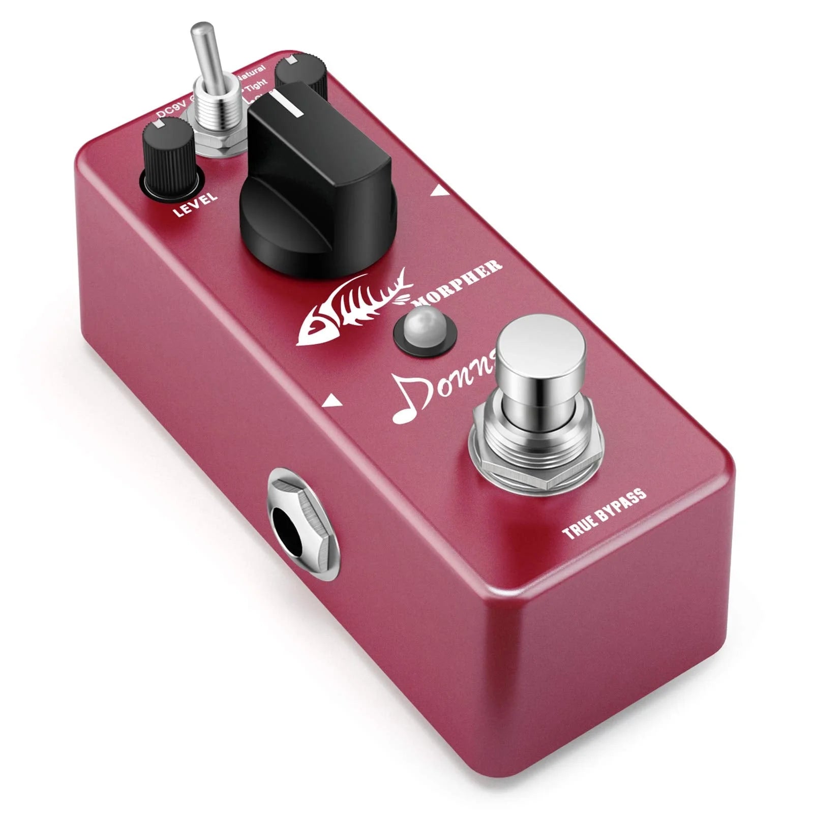 Distortion Guitar Pedal, Morpher Distortion 3 Modes Natural, Tight, Classic Crunch 80S Metal for Electric Guitar True Bypass