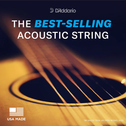 D'Addario 10-47 Extra Light Phosphor Bronze Acoustic Guitar Strings